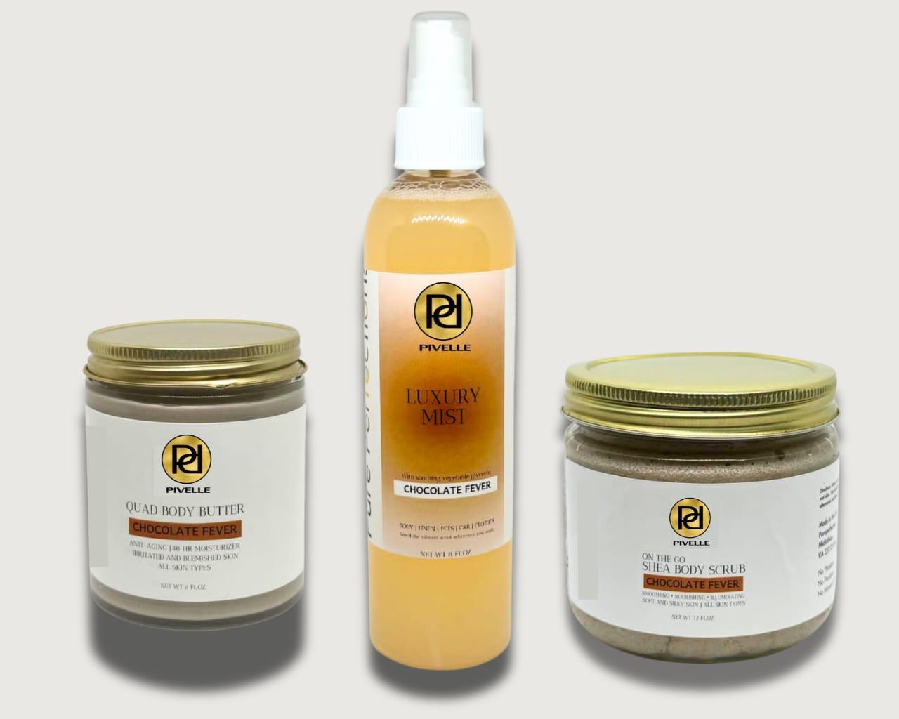 Chocolate Fever quad body butter